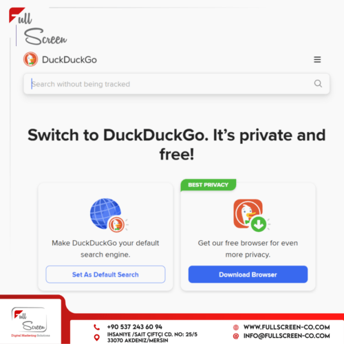 أفضل محركات بحث متقدمة: خيارات لتعزيز تجربتك على الإنترنت 2 DuckDuckGo: محركات بحث متقدمة تركز على الخصوصية